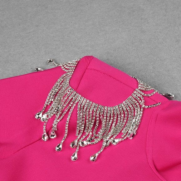 Rump wrap slim dress - Picture 7 of 7